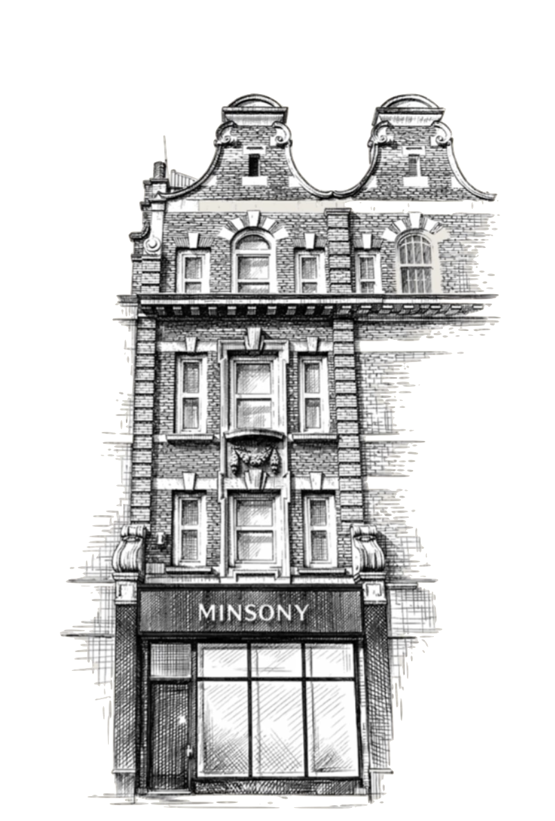 Illustration of the Addison Aesthetic studio building